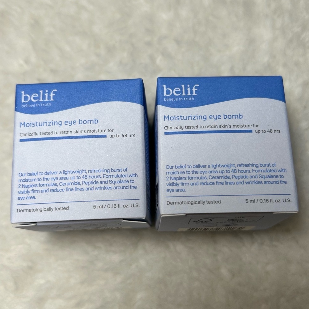 Belif Moisturizing Eye Bomb 2 Pack NEW - Picture 2 of 3